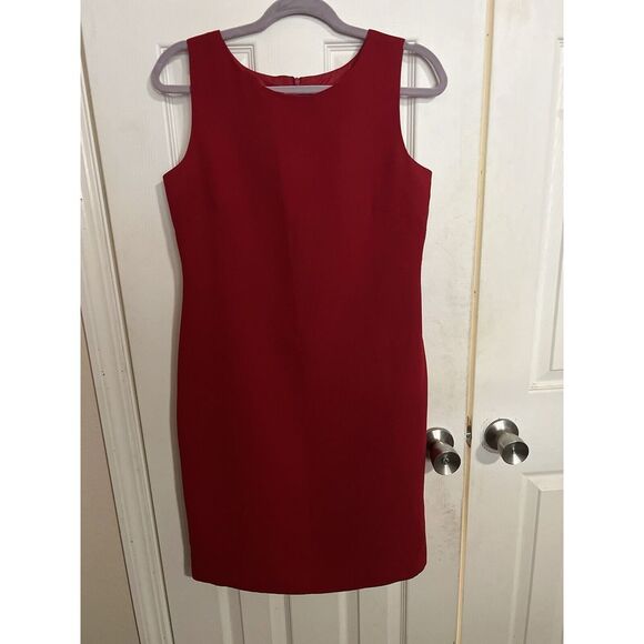 COLDWATER CREEK RED Tank Dress Women's Size P8‎ - Picture 1 of 2